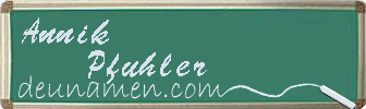Annik Pfuhler Visitenkarte
